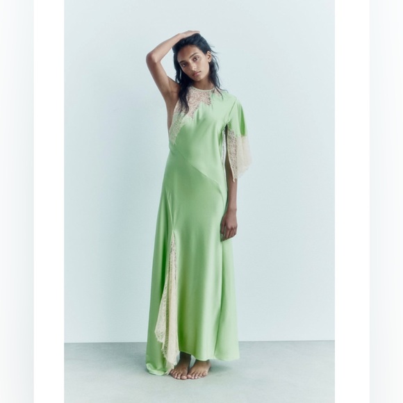 Silk Lace Chemise - Picture 1 of 11